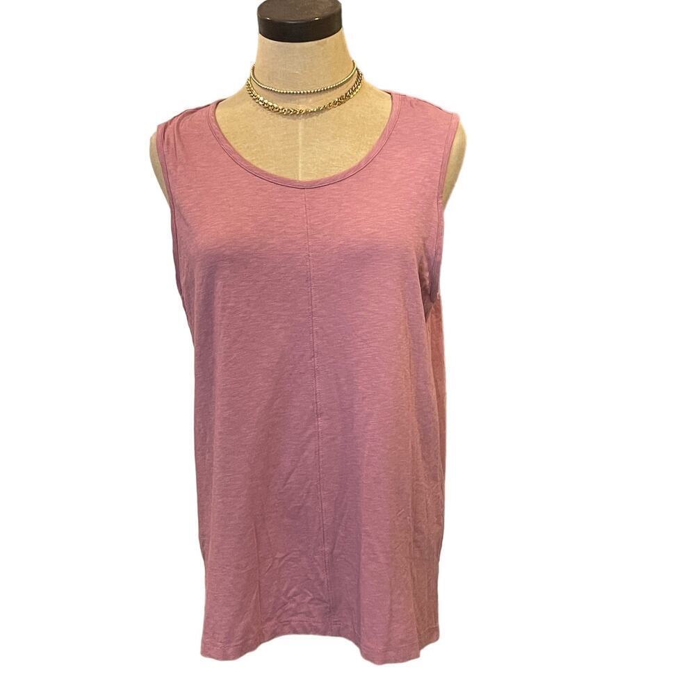 ST TROPEZ Lilac Modal/Cotton Tank Top Shirt size L